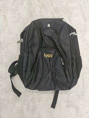 Black Backpack Gym Travel Casual Streetwear Activewear Basic Summer Vacation